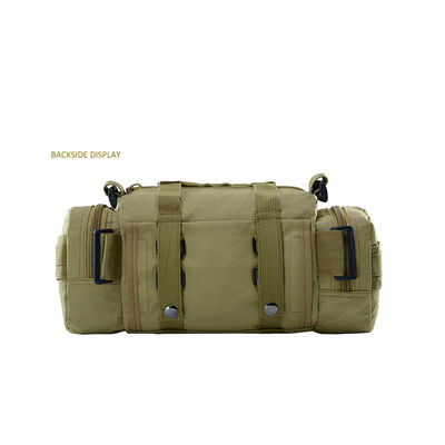 Outdoor Camping Rucksack Gürteltaschen 0,45 Kg Zipper Hasp Schließung Portable Molle Tasche für Wandern