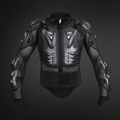Leichtgewichtige Fahrschutzausrüstung für Sportschutz 0,59 kg FULL SCHWARZ/SCHWARZ UND ROT