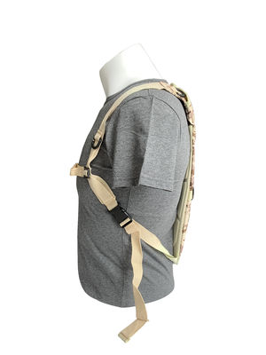 34*20*4cm Multikolorer Rucksack mit Wasserflasche für das Training