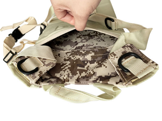 34*20*4cm Multikolorer Rucksack mit Wasserflasche für das Training