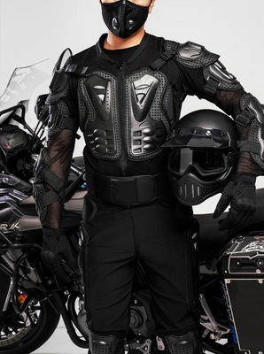 Ergonomische schwarze Motorrad Sportkörper Ausrüstung anpassbares Logo und Anti-Schlag-PE-Hülsen