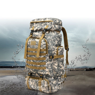Polyesterverkleidung 80L Großkapazität Camping Wandern Rucksack für Reisen und Trekking