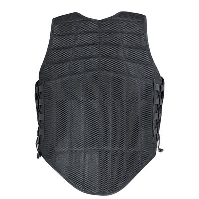 Zertifizierte Blockfoam-Padded-Schwarze Weste für Pferderitten im Freien 20 kg