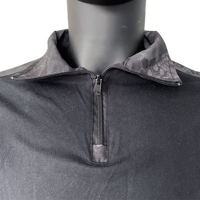 Polyester-/Baumwollhemd für Männer mit langem Ärmeln Strickhemd Uniform Froschanzug in individueller Farbe