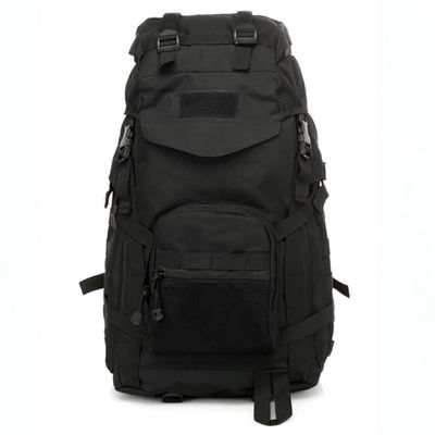 Schwarzer Rucksack mit großer Kapazität für Outdoor-Sport aus PVC-Behälter und 600D-Polyester