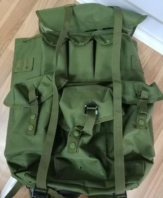 Aluminiumrahmen 50L grüner Rucksack für Outdoor-Sport und Erkundung