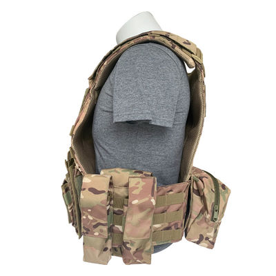 Aktivitäten im Freien müssen eine anpassbare Schutzweste mit Molle und Taschen haben