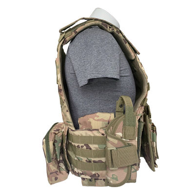Aktivitäten im Freien müssen eine anpassbare Schutzweste mit Molle und Taschen haben