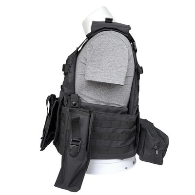 Multifunktionale Schutzweste mit Molle-System und Taschen für die Körpersicherheit in S-2XL-Größen