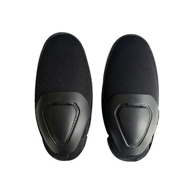 Profi-Schutz Frosch Knie- und Ellbogenpolster Flexibles schwarzes Polyester zur Sicherheit