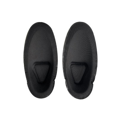Profi-Schutz Frosch Knie- und Ellbogenpolster Flexibles schwarzes Polyester zur Sicherheit