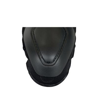 Profi-Schutz Frosch Knie- und Ellbogenpolster Flexibles schwarzes Polyester zur Sicherheit