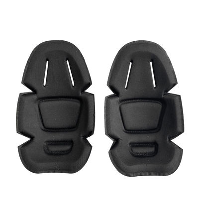 Profi-Schutz Frosch Knie- und Ellbogenpolster Flexibles schwarzes Polyester zur Sicherheit