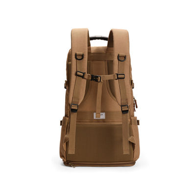 Reißverschluss Erweiterbare Leinwand Rucksack für Männer Leichtgewicht und langlebige Outdoor-Tasche