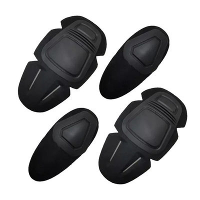 Professionelle Schutzausrüstung Schwarzer Polyester Froschanzug Kniepolster und Ellbogenstützset