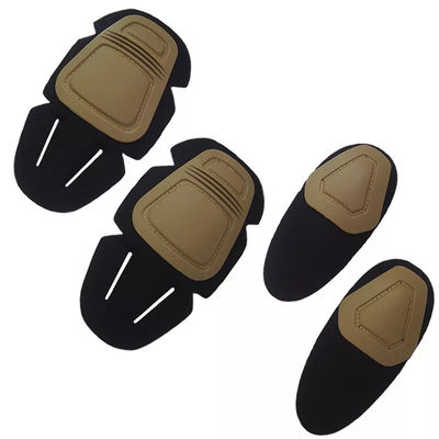 Professionelle Schutzausrüstung Schwarzer Polyester Froschanzug Kniepolster und Ellbogenstützset