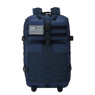45L Kapazität Outdoor-Wanderrucksack mit Reißverschluss und wasserdichtem Design
