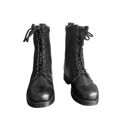Männer schwarzes Leder langlebige Leinwand Wanderschutz Danner Stiefel für Training und Reisen