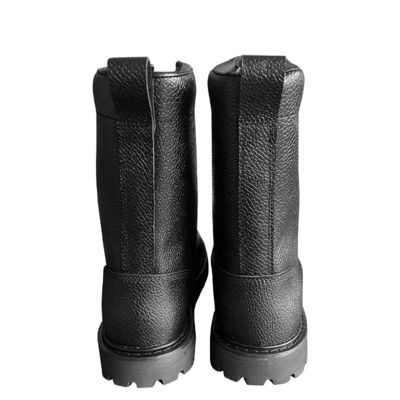 Männer schwarzes Leder langlebige Leinwand Wanderschutz Danner Stiefel für Training und Reisen