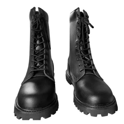 US Größe 6,5-12,5 Schwarzes Leder für Männer Wanderschuhe mit langlebiger Leinwand und Mesh-Verschluss