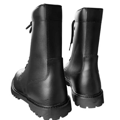 US Größe 6,5-12,5 Schwarzes Leder für Männer Wanderschuhe mit langlebiger Leinwand und Mesh-Verschluss