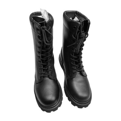 US Größe 6,5-12,5 Schwarzes Leder für Männer Wanderschuhe mit langlebiger Leinwand und Mesh-Verschluss
