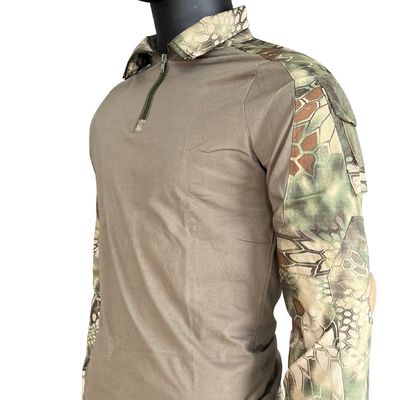 Outdoor Atemberaubender Anzug Olivengrüner schwarzer Frosch Anzug mit 4 Jahreszeiten und TWILL Stoff