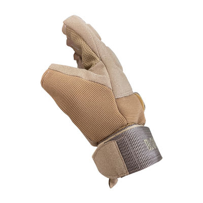 Blaue Handschuhe mit Atem- und Wetterfestigkeit