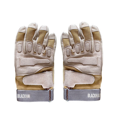 Blaue Handschuhe mit Atem- und Wetterfestigkeit