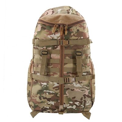 Bequemer, physiologisch gebogener Rücken 60L Rucksack für Reisen, Camping und Spezialeinheiten