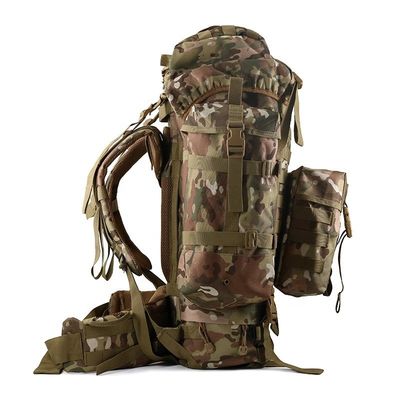 Outdoor-Tasche 80L Schwerlast-Professionelle Wanderrucksack verschleißfeste Campingtasche