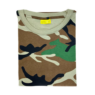 Grundschutz-T-Shirt für Männer für das Training im Freien und Polyester-Baumwolle