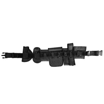 Multifunktionales Trainingsgürtel Hardware Buckle Taschenlampe Molle Gürtel Tasche Olivengrün