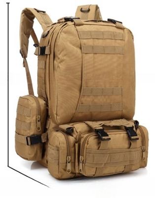 Wasserdicht und feuchtigkeitsdicht 55L 600D Rucksack aus Oxforder Stoffe für Sport