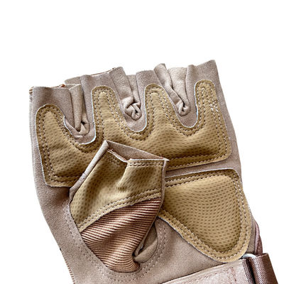 Sport im Freien Halbfingerhandschutz Verstellbares Handgelenkband und PU/Nylon/Fasermaterial
