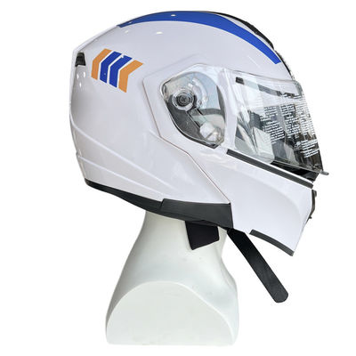 Motorradhelm gegen Sturz mit LED