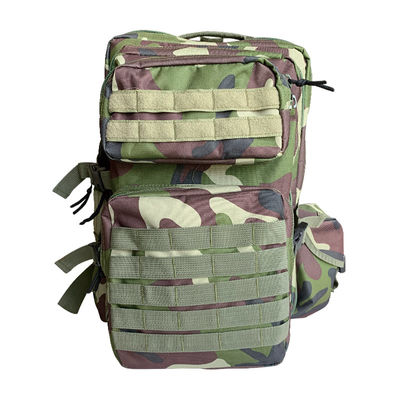 19*4*9cm Wasserdicht Wandern Überleben Schwarz Molle System Rucksack für Outdoor-Reisen