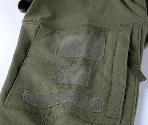 Bequeme schwarze Training Frösche Anzug Stricken Langärme Shirt für Outdoor-Aktivitäten