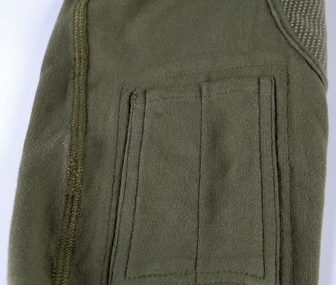 Bequeme schwarze Training Frösche Anzug Stricken Langärme Shirt für Outdoor-Aktivitäten