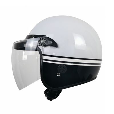 ABS-Schalenmaterial Motorradhelm mit halb offenem Gesicht zum Kopfschutz CE DOT ECE