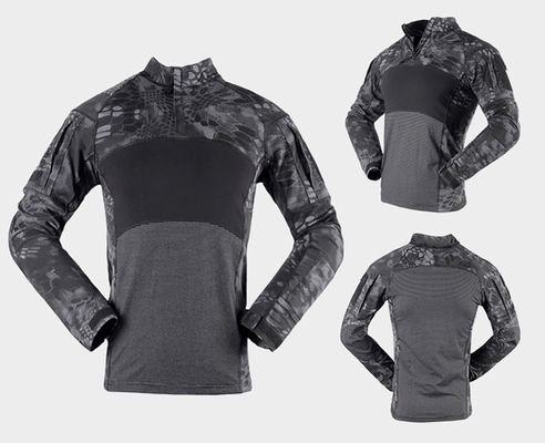 Outdoor-Camouflage Gewirkte Sportuniform mit langem Ärmeln in 7 Tagen Musterbestellzeiten