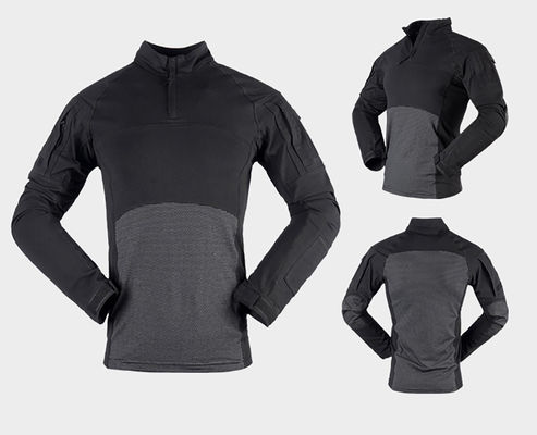 Outdoor-Camouflage Gewirkte Sportuniform mit langem Ärmeln in 7 Tagen Musterbestellzeiten