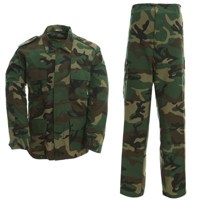 Atmungsaktive Stoffart Gewebte kundenspezifische Herren BDU Uniform Hemd Ripstop Baumwolle S-4XL