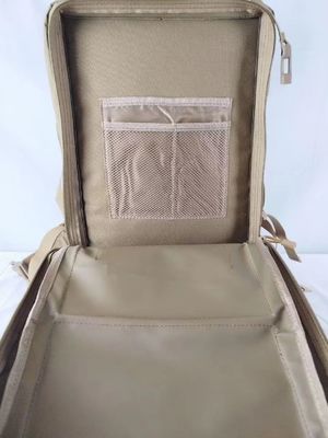 Unisex-Rücksack für Outdoor-Reisen in grüner Farbe mit großer Kapazität und Baumwollverkleidung