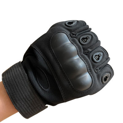 Halbfinger XXL Schutzhandschuhe aus Palm-Mikrofiber-Leder