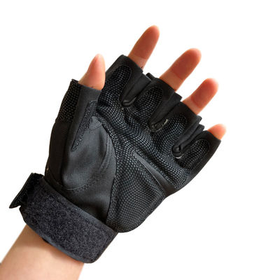 Halbfinger XXL Schutzhandschuhe aus Palm-Mikrofiber-Leder