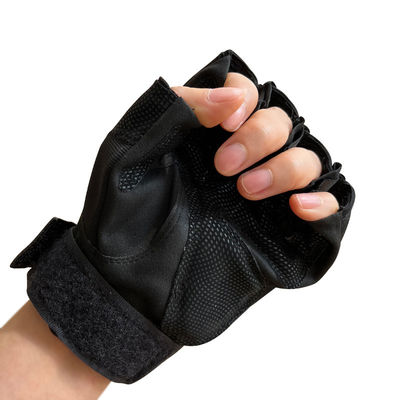 Halbfinger XXL Schutzhandschuhe aus Palm-Mikrofiber-Leder