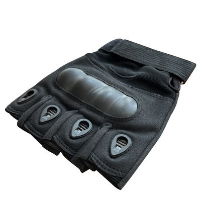 Halbfinger XXL Schutzhandschuhe aus Palm-Mikrofiber-Leder