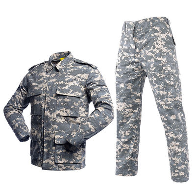 Gewebte BDU-Typ Taktikhemden Hosen Waldcamouflage-Uniform für Outdoor-Aktivitäten