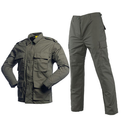 Gewebte BDU-Typ Taktikhemden Hosen Waldcamouflage-Uniform für Outdoor-Aktivitäten